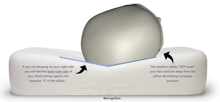 Side Sleeping on the enVy Pillow