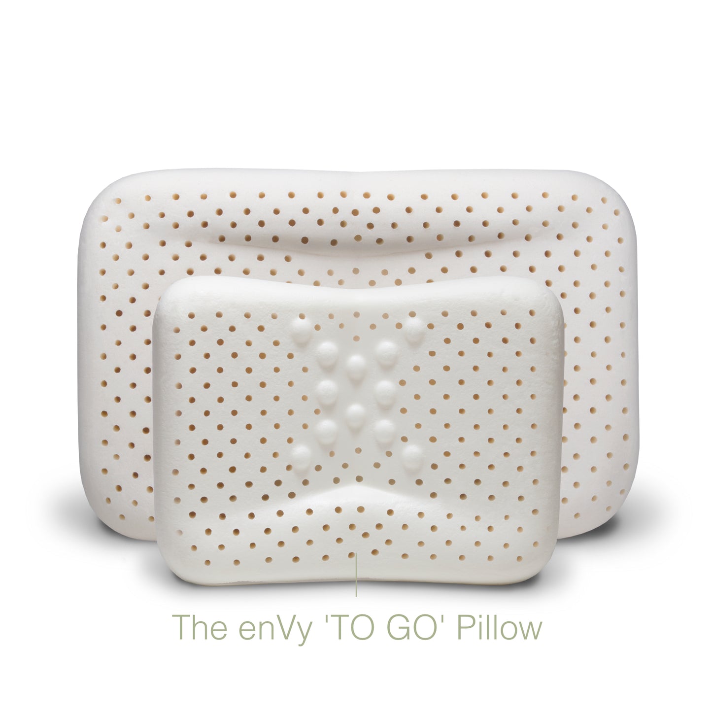 enVy® TO GO with COPPER 100% Natural Latex Travel Pillow (TENCEL™ Pillowcase Edition)