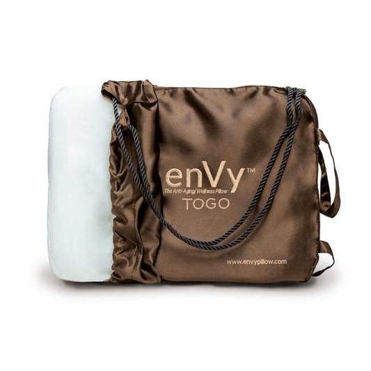 enVy® TO GO Travel Pillow (With COPPER infused Certified Botanical TENCEL™ Pillowcase )