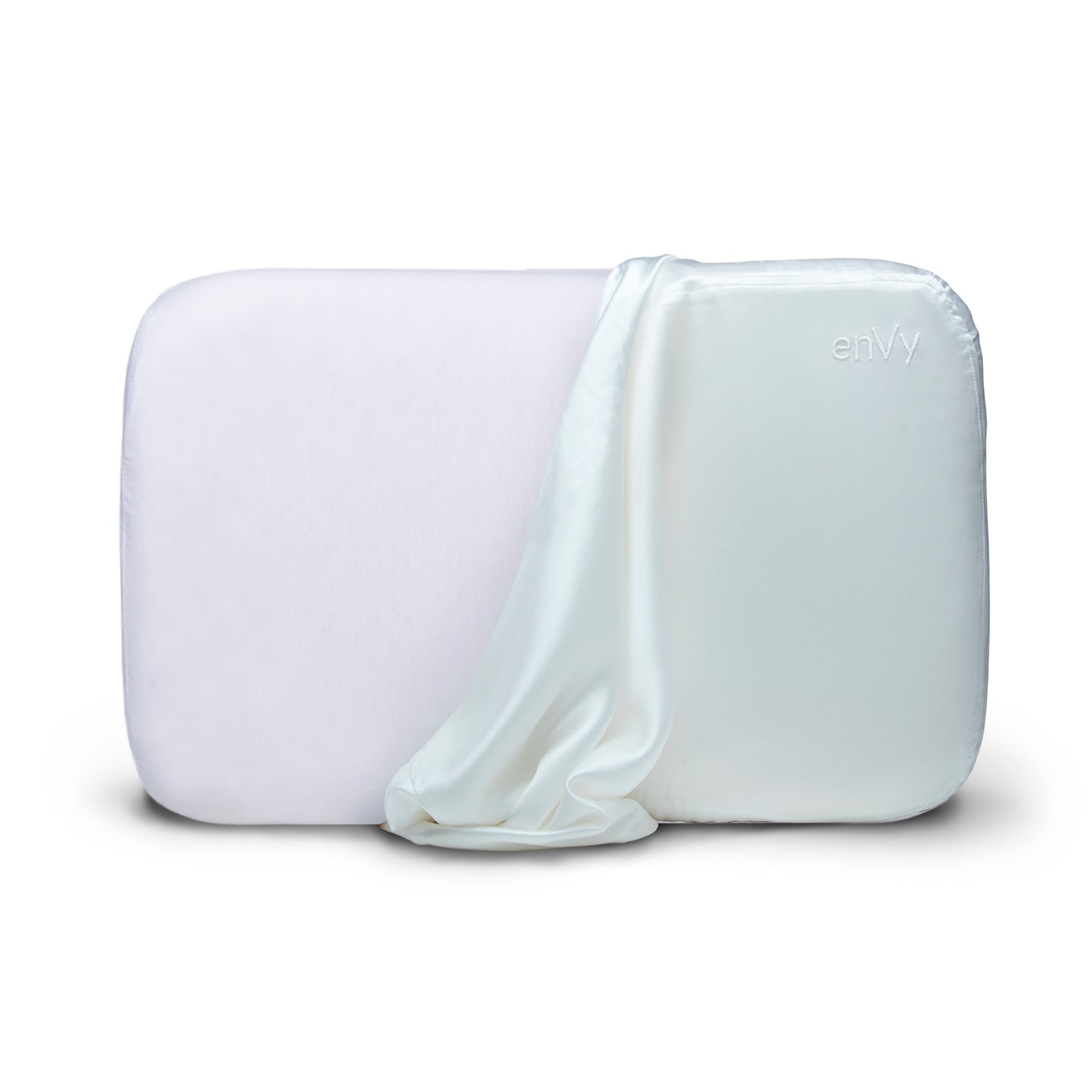 enVy® SILK 100%  Natural Latex Anti-Aging Pillow with Mulberry SILK Pillowcase